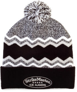 StrikeMaster Beanie tupsupipo Black / White