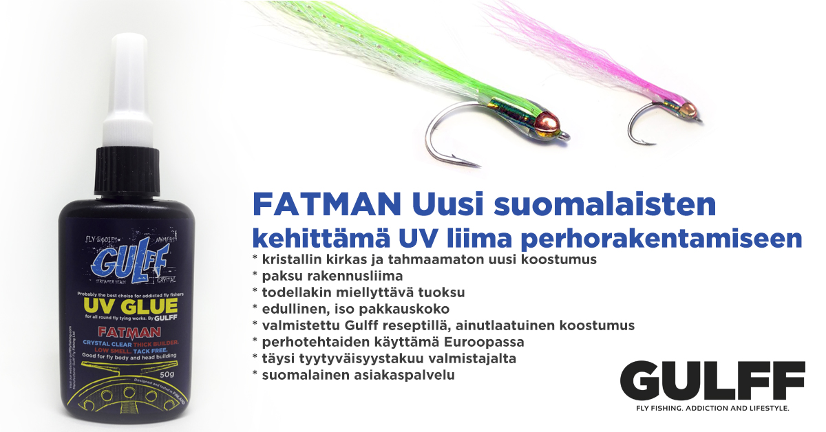 GULFF Fatman UV-liima 50ml - Kalastusväline Rialinna